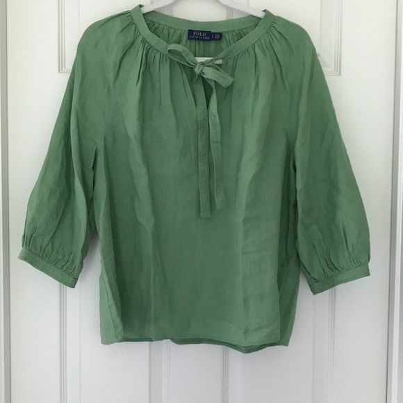 Polo Ralph Lauren Tie-neck Blouse - Picture 4 of 9
